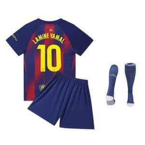 Fotbollskläder barn Lamine Yamal FC Barcelona